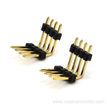 2.0mm Pitch Pin header Connector Double Plastic 1*4P